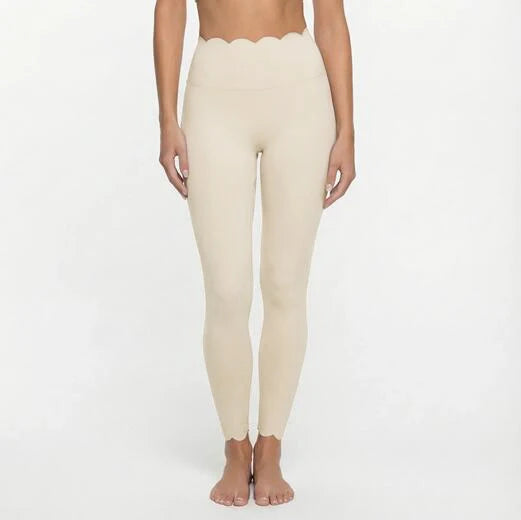 Laser Wave Plastic Elastic High Waist Tight Pants for Women, Speed Drying Fitness Running, Tight Bottom Pants XP172