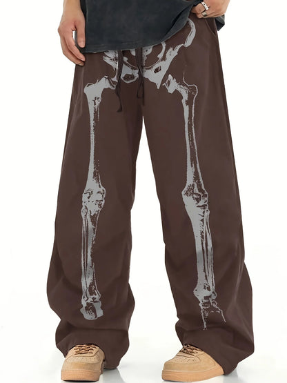 Men's Pants Casual Slim Loose Lightweight Pants Stretch Drawstring Beach Travel Essential Pants