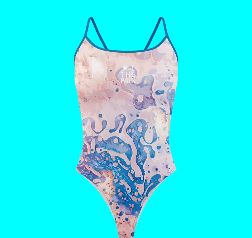 Love The Pain Women Swimsuit Pro Team Triathlon One-piece Comfortable Suit Swimwear Functional Training Swimsuit Open Water