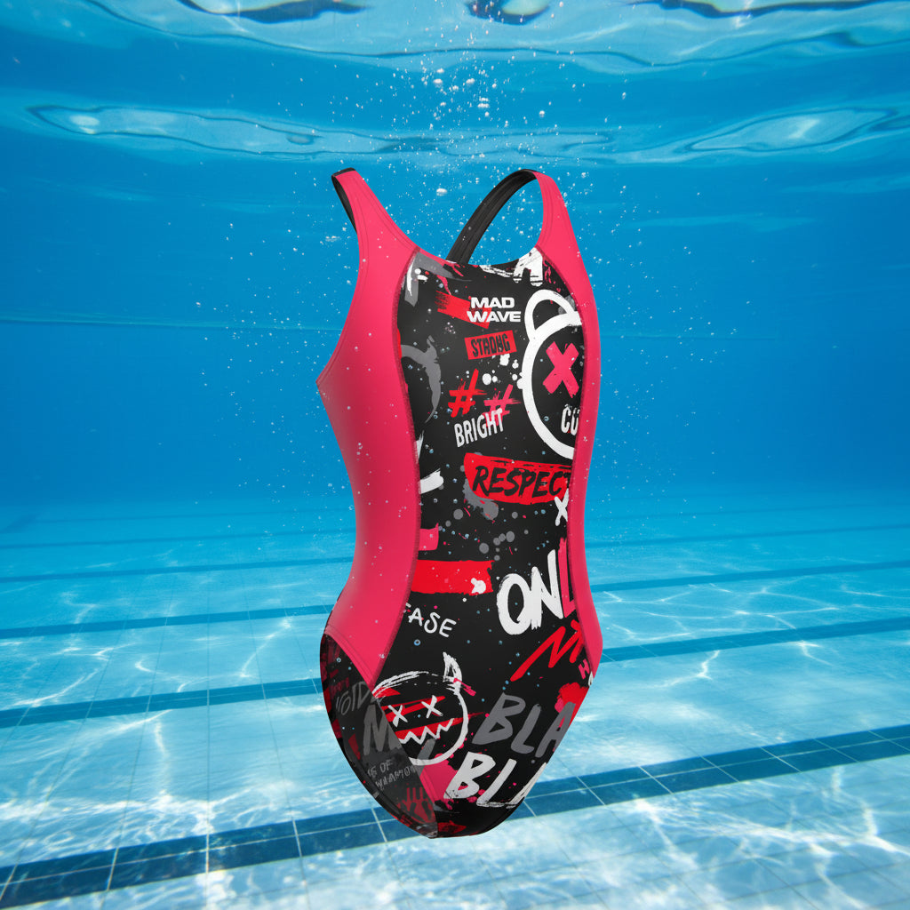 Pool Sport One Piece Swimsuit Women Competition Swimwear Patchwork Racing Triathlon Swimming Suit for Women