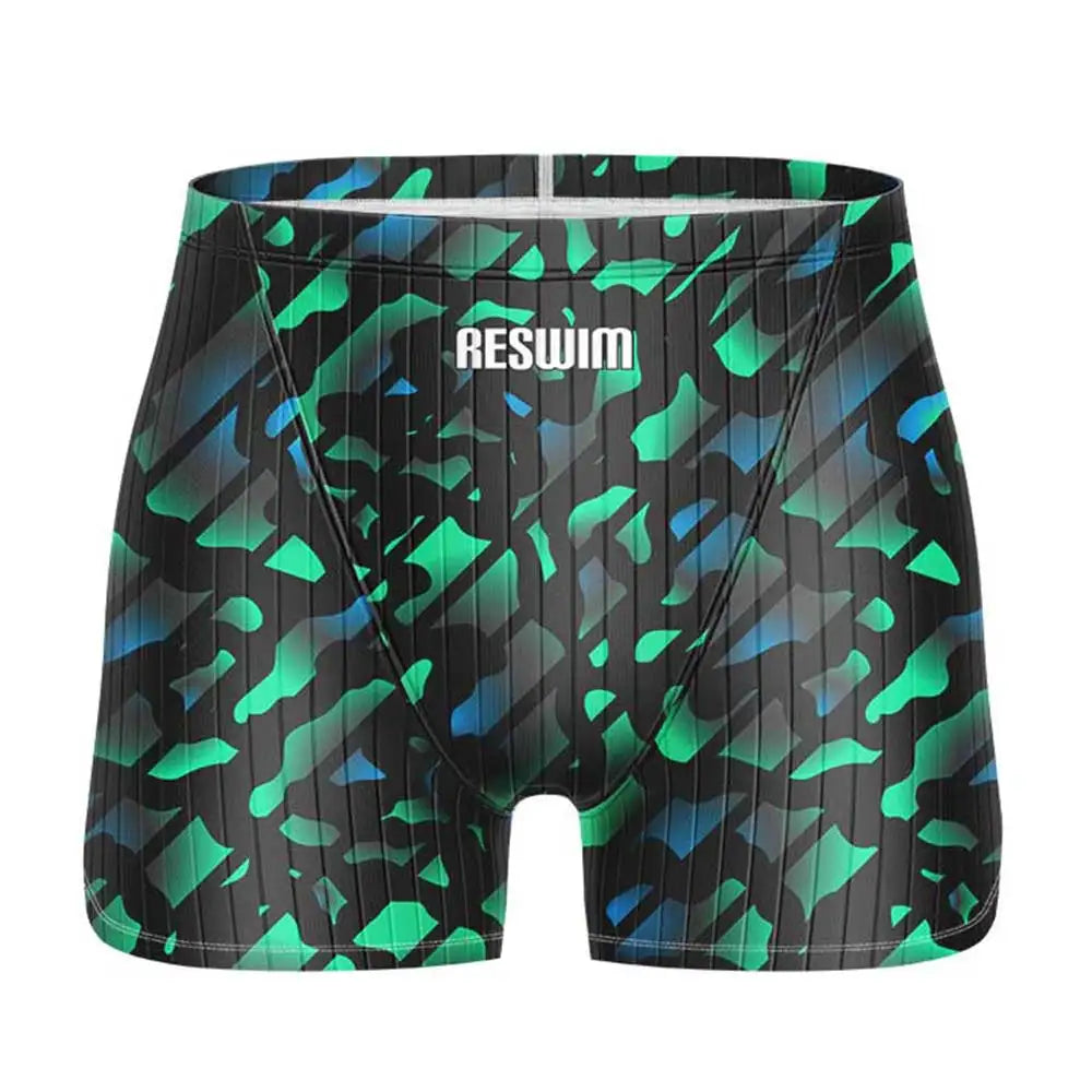 Men's Jammer Swimsuit Swimming Trunks Swim Short Beach Tights Shorts Summer Quick Dry Pants Swimwear Sports Surfing Pants