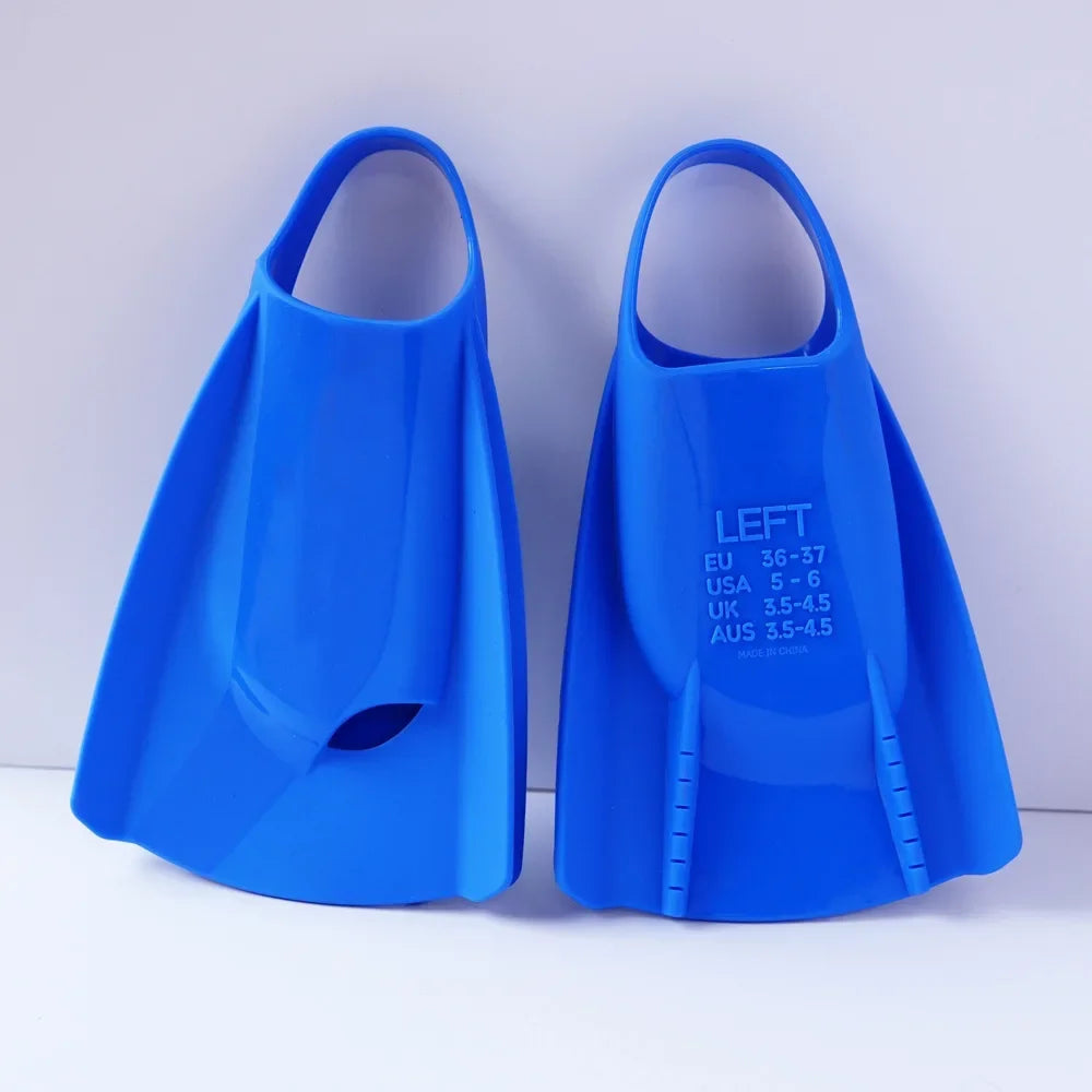 Professional Silicone Fins Swimming Diving Training Frog Shoes Snorkeling Equipment Adult Short Fins Free Diving Fins Swim Shoes