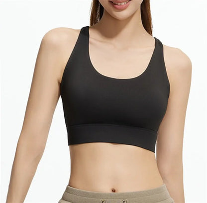 Criss Cross Back Yoga Bra Criss Cross Back Yoga Crop Strappy Workout Bras Crisscross Gym Bra Crisscross Sports Bras