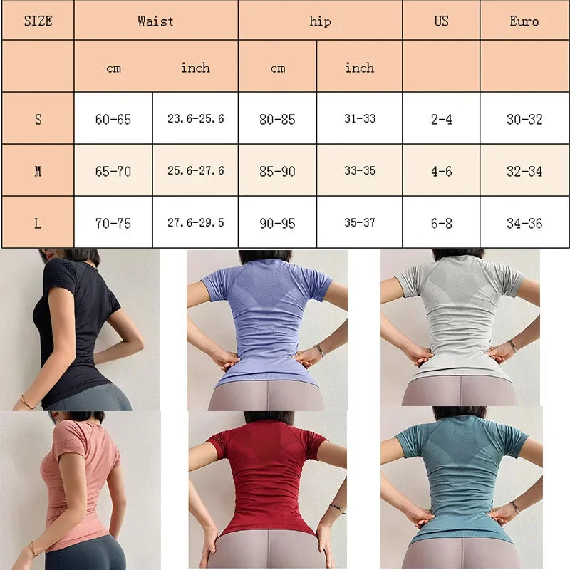 Women Moisture Wicking Shirt Dry Fit Yoga Shirts Short Sleeve Running Shirts Mesh Top Breathable Tank Tops Activewear