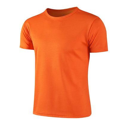 Men Women Quick Dry Short Sleeve Sport T Shirt Gym Jerseys Fitness Shirt Trainer Running T-Shirt Teenager Breathable Sportswear
