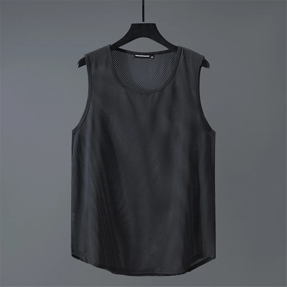 Summer Tank Tops Men Plus Size 10XL 11XL Basketball Vest Football Solid Color Running Vest Male Tank Tops Big Size 11XL