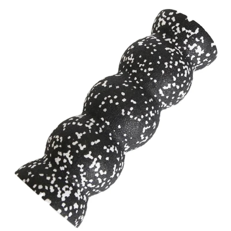 Yoga Foam Roller Wavy-shape EPP Fitness Massage Roller for Trigger Point Therapy Myofascial Release Neck Back Leg Pain Relief