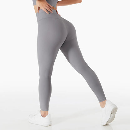 Rib Fabric Yoga Seamless Leggings Women Gym Sport Fitness Breathable High Waist Women's Pants Tights Top Quality 7 Colors