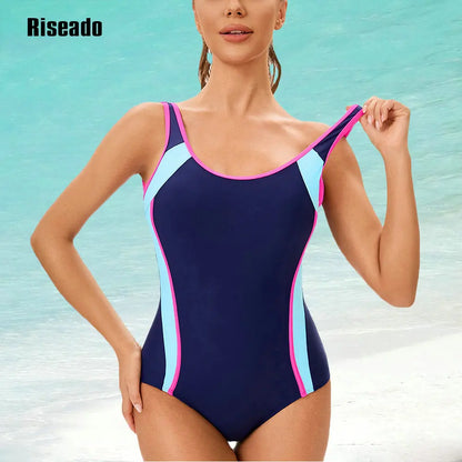 Women's One Piece U Back One-Piece Swimsuit Women's Swimsuit Pool Bathers