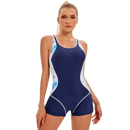 Plus Size 4XL 5XL One Piece Swimsuit Women Sport Monokinis Female Athletic Open Back Fitness Summer Beach Swimwear Outfits