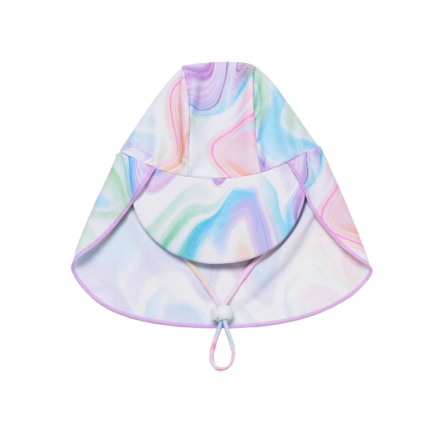 Girls Cute Swimsuit Long-sleeve Shorts Split Girls Sun Protection Children's Swimwear with Cap 3pcs Set