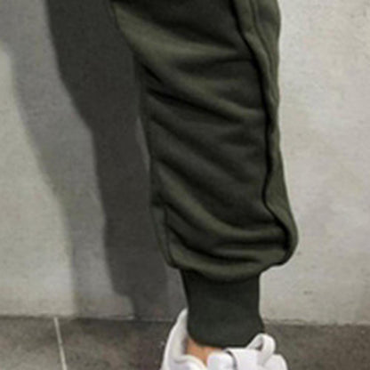 Men Harem Pants Ankle Tied Hip Hop Double Layer Running Baggy Pants Korean Casual Elastic Waist Trousers Sweatpants Tracksuits