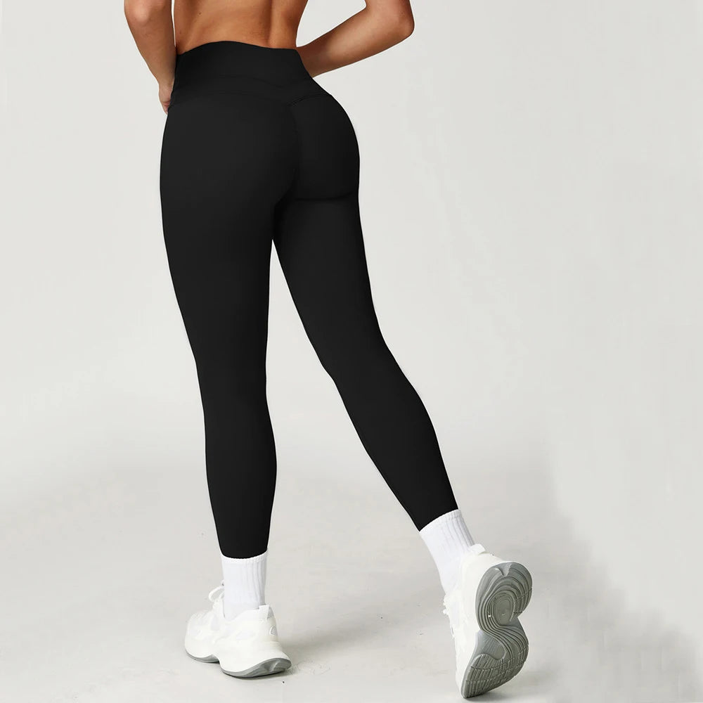 Yoga Pants Women Leggings Hips Lifting Gym Legging Sport High Waist Fitness Legging Bubble Butt Workout Running Tight