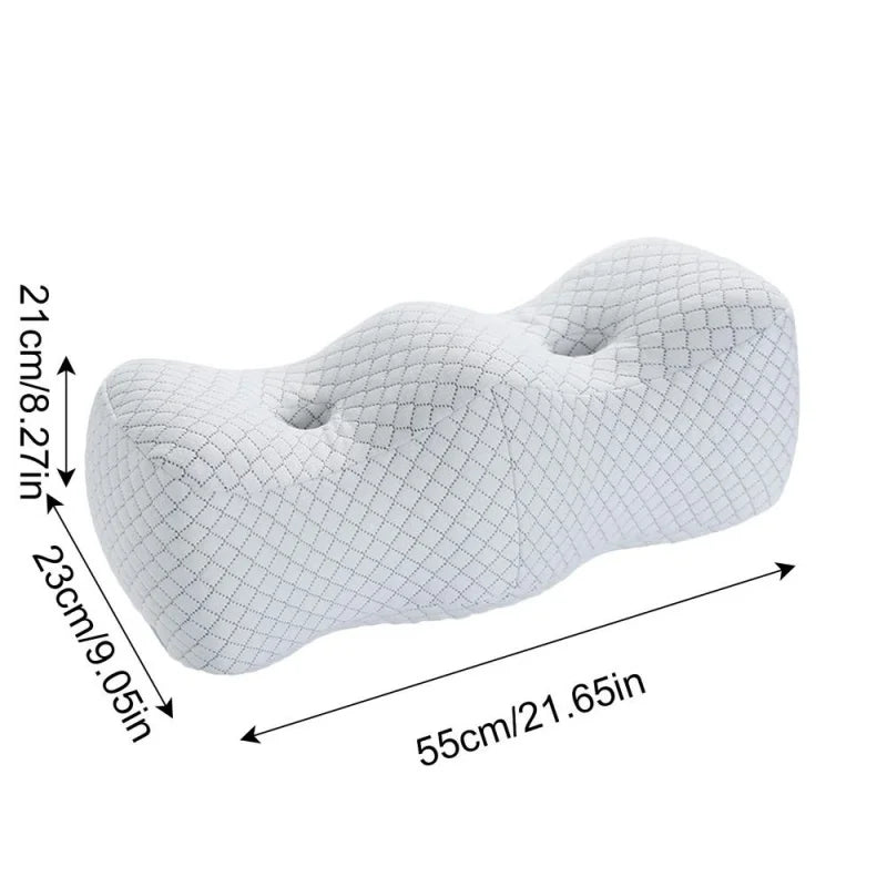Memory Foam Knee Pillow for Sleeping Orthopedic Leg Support Cushion Ergonomic Pregnancy Maternity Bed Rest Comfort Lumbar Pad