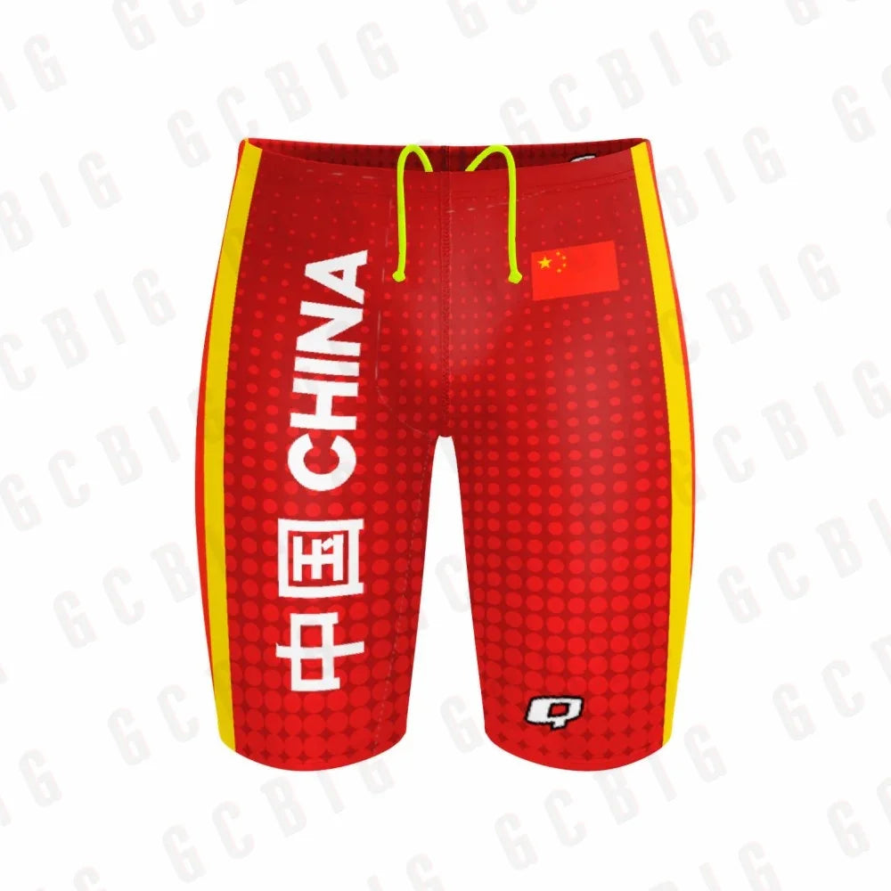 Boys Jammers Sports Surf Shorts Men's Summer Trunks Swimwear Training Swim Shorts Trunks Swimsuits Beach Swimming Pants