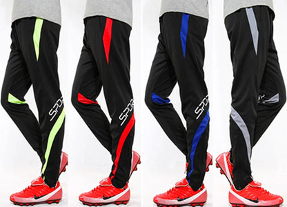 Men Running Sport Pants With Zipper Pockets Football Joggings Training Sweatpants Basketball Soccer Trousers workout pant Male