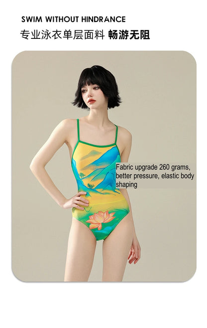 Multicolours Bunny Bum Women Swimwear One Piece Professional Swimsuits