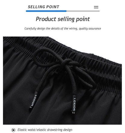 7xl 8xl 9xl Men's Jogging Pants Plus Size Summer Sports Pants High Elasticity Quick-drying Gym Running Sports Pants