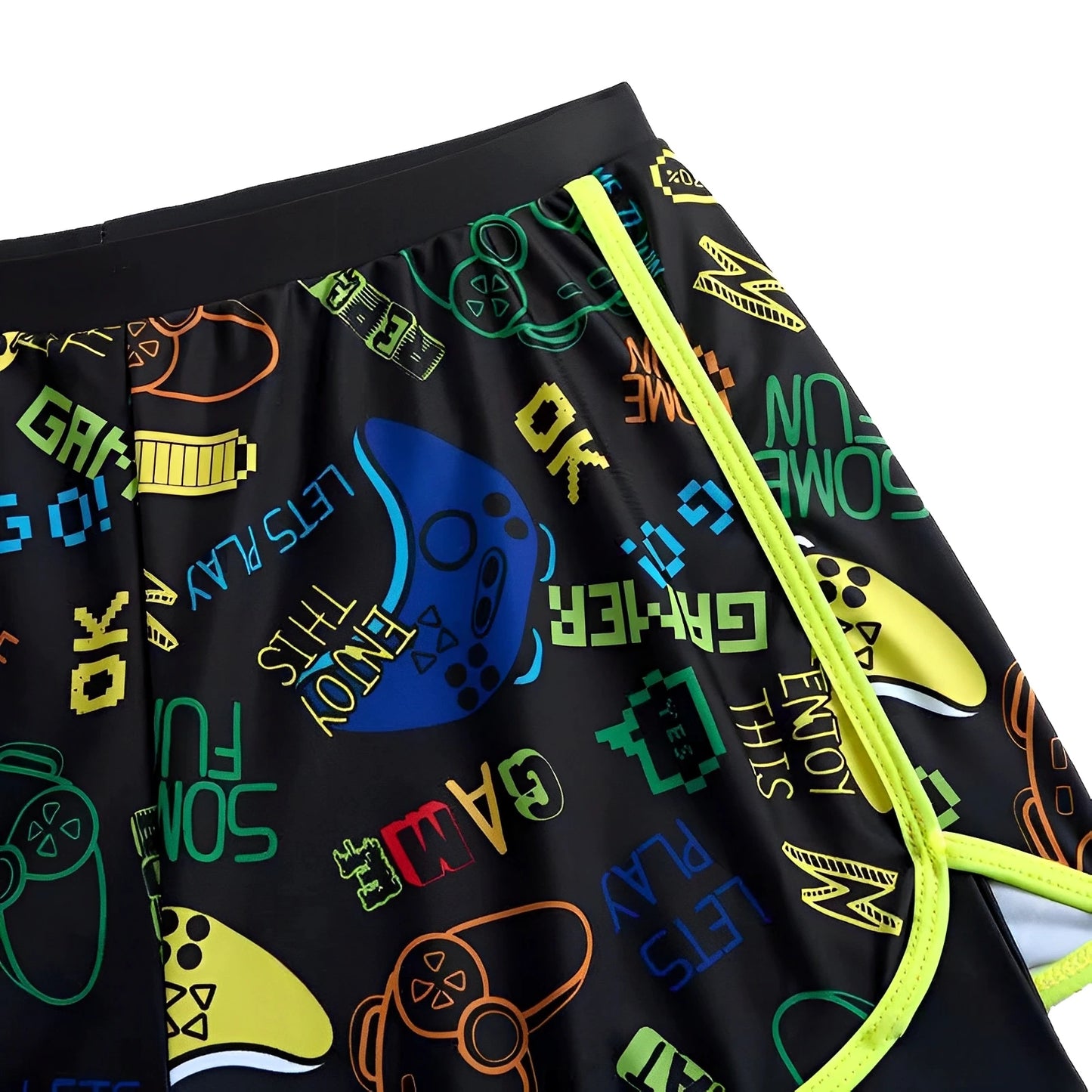 Boys Swimsuit Two Pieces Kids Swimwear With Shorts Printed Children's Bathers Bathing Swimming Swim Suit Summer Beachwear