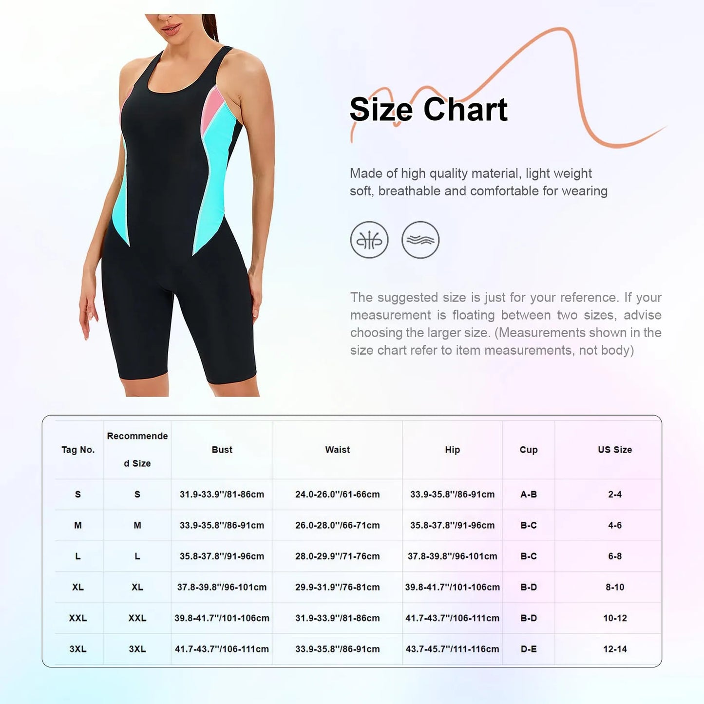 Womens One-piece Swimsuit Scoop Neck Sleeveless Hollow Back Patchwork Sport Athletic Training Beachwear Swimwear Bathing Suit