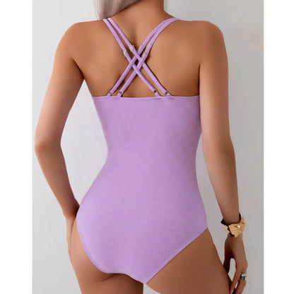 One Piece Swimsuits Closed Women's Swimwear Push Up For Swimming Wear Body Bathing Suits Beachwear Pool Bather