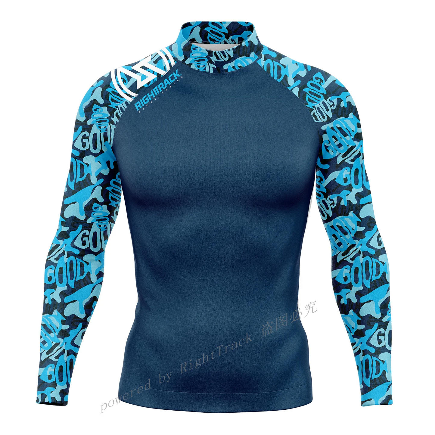 Mens Swimming Rashguard  Long Sleeve Surfing Shirts Swimwear Uv Sun Protection Clothing Surf Beach Upf 50+ Shirt Diving Apparel