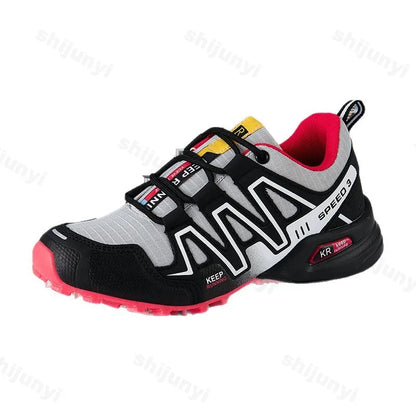 Autumn Hiking Shoes Women Men Low-top Style All-match Non-Slip Flat Training Sneakers Unisex Walking Trendy Sports Casual Shoes