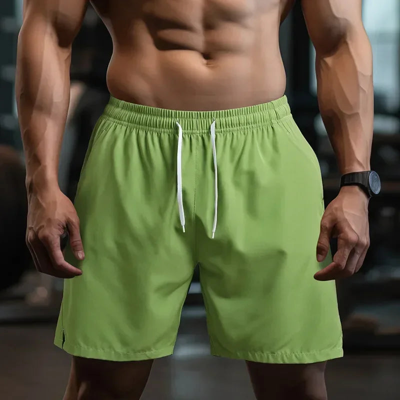 Mermaid Curve Men's Sports Pants Breathable Tennis Shorts Quick-drying Badminton Trousers Outdoor Running Fitness Shorts