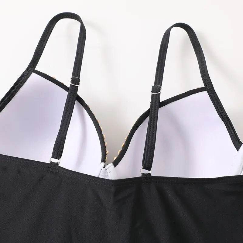 Hi Cut Black Swimsuit One Piece Push Up Swimwear Women Solid Bathing Suit Female Padded Swimming Summer Beachwear Bodysuit