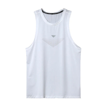 (M-3XL)Men Quick Dry Running Sport Vest Loose Fit Basketball Vest Plus Size Gym Singlets Fitness Tops Workout Sleeveless Shirt