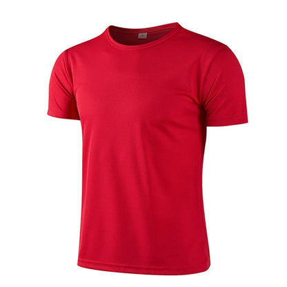 Men Women Quick Dry Short Sleeve Sport T Shirt Gym Jerseys Fitness Shirt Trainer Running T-Shirt Teenager Breathable Sportswear