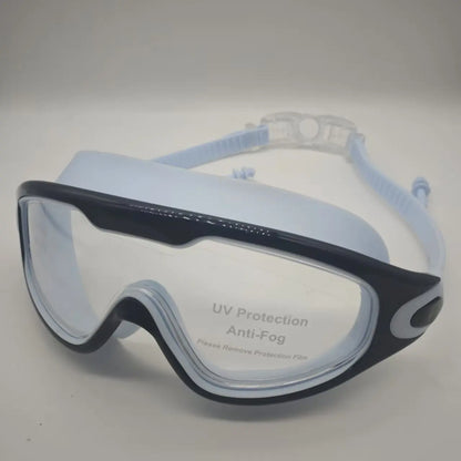 Swimming Glasses Adult Men and Women High-definition Waterproof  Anti-fog Swimming Goggles Flat Big Frame Swimming Goggles