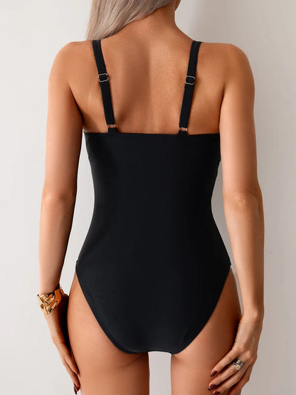 Cover Belly One-Piece Large Swimsuits Closed Plus Size Swimwear Push Up Female Body Bathing Suits Pool Beachwear Women Swim Suit