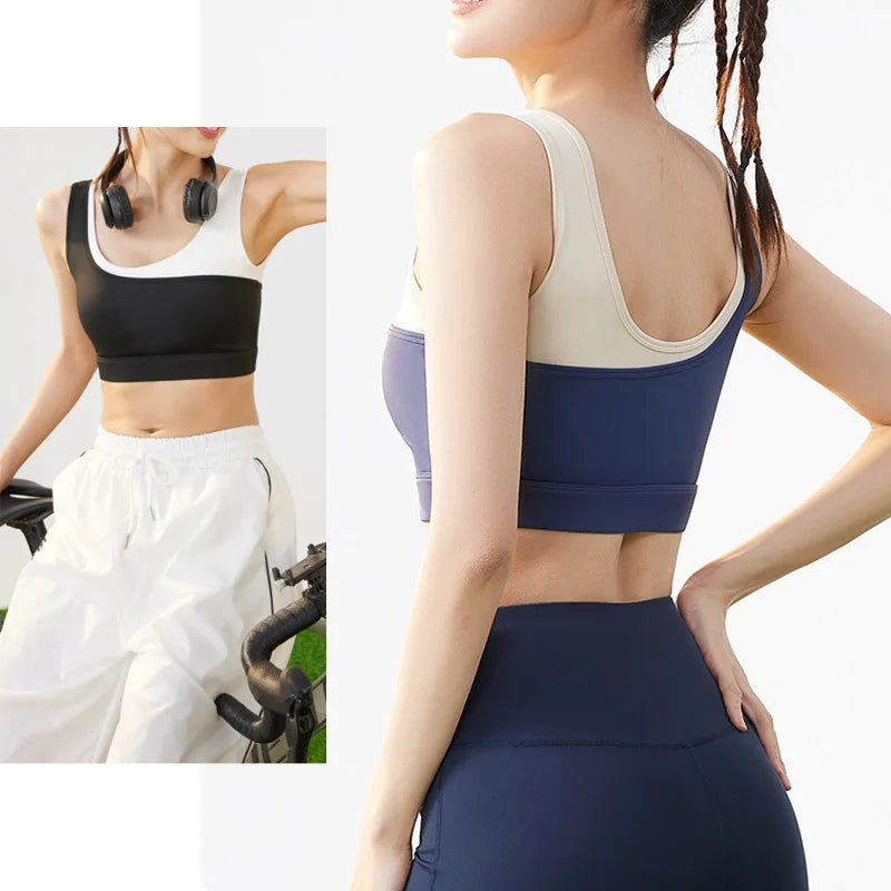 Yoga Bra Yoga Crop Top Gym Sports Fitness Vest Running Crops Workout Bras Active Wearing Yoga Clothing Sportswear