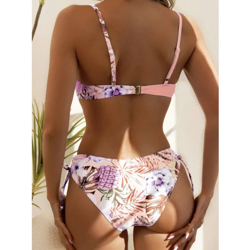 Push Up Bikinis Women Swimwear Female Swimsuit For Swim Wear Bathing Suits Brazilian Bikini Set Beachwear Pool Bather