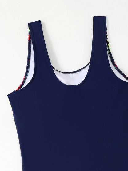 Printed One Piece Swimsuit Women Racing Padded Swimwear Female Bathers Bathing Swimming Swim Suit Summer Beachwear