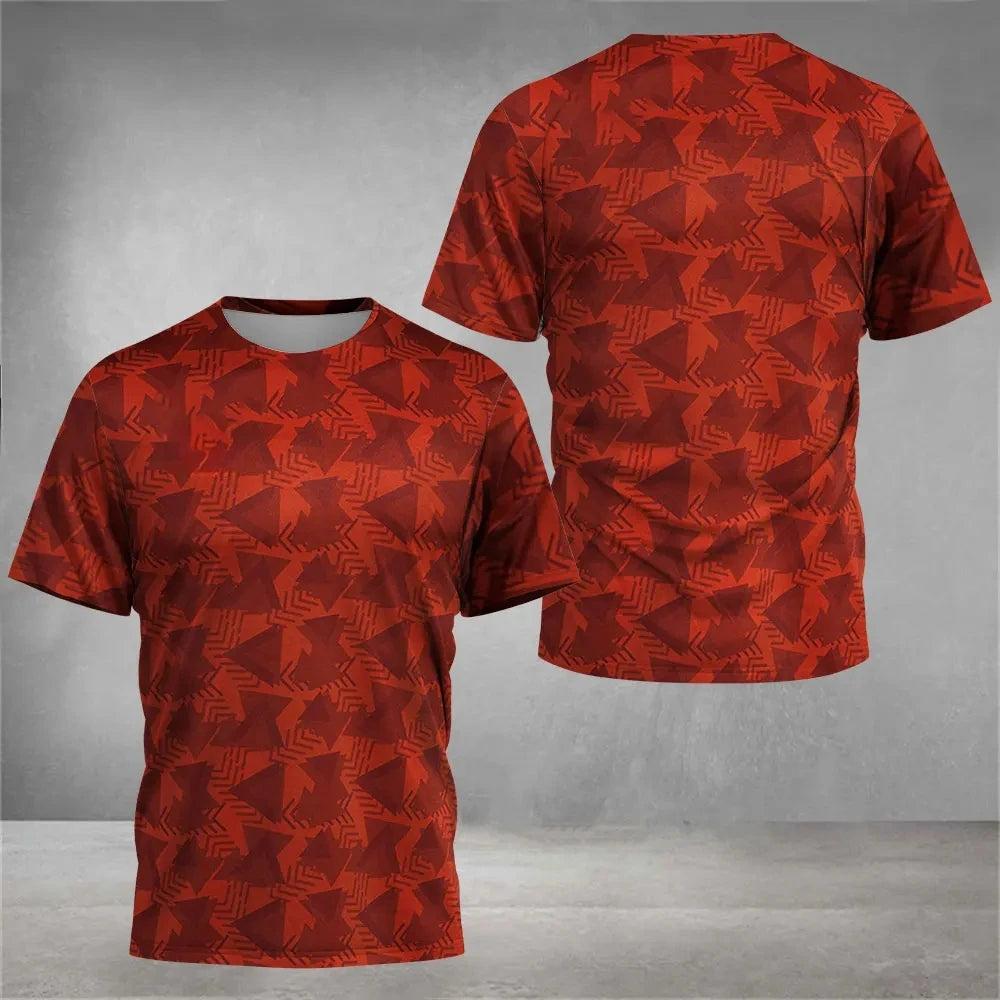 Gym T-Shirts Men's O-Neck Tennis Short Sleeve Male Breathable Fitness Outdoor Sports Tops Casual Running Badminton Sportswear
