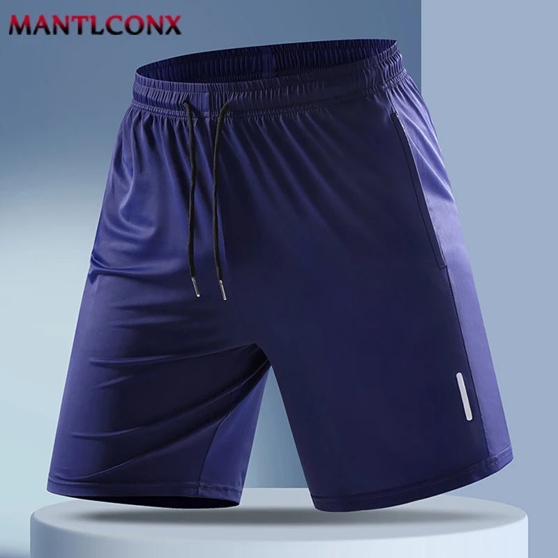 Summer Training Shorts Fitness Drawstring Gym Shorts Men Lightweight Quick Dry Short Sweatpants Man Workout Bottoms Running Wear