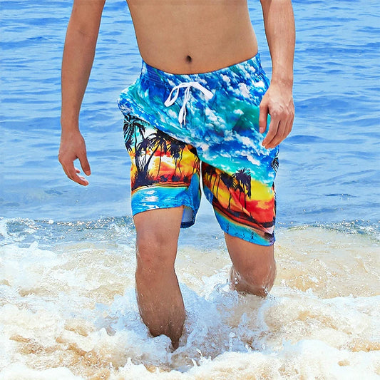 Multi Designs Beach Shorts Pants Swimsuit Tropical Summer Casual Mens Swim Trunks 3D Print Board Shorts Cool Ice Shorts