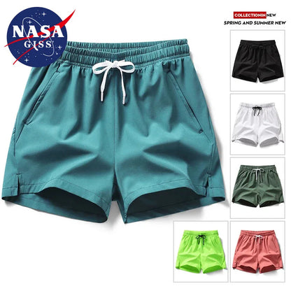 sports shorts, running pants, three piece pants, men's and women's zippered pockets, couple's short