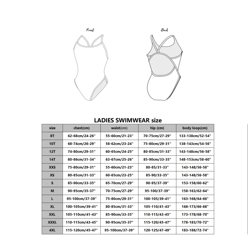 Women Swimsuit Pro Team Triathlon One-piece Comfortable Suit Swimwear Functional Training Swimsuit Open Water Swimming Pool Bathers Squad