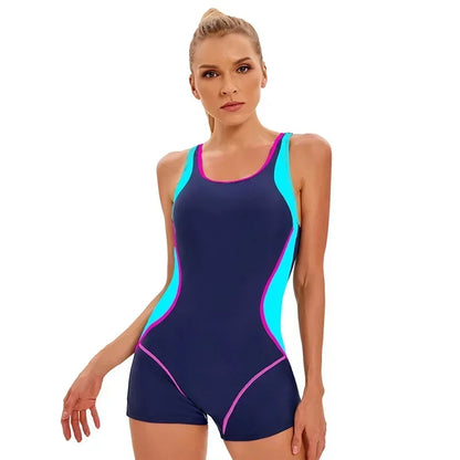 Plus Size 4XL 5XL One Piece Swimsuit Women Sport Monokinis Female Athletic Open Back Fitness Summer Beach Swimwear Outfits