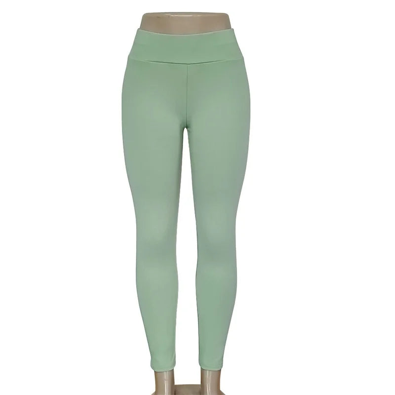Hidden Scrunch Leggings High Waisted Workout Pants for Women Seamless Butt Lifting Tummy Control Gym Yoga Tights