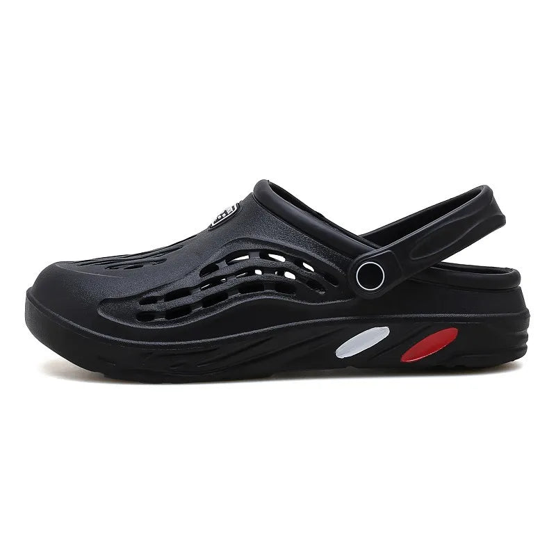 Men Sandals Light EVA Men's Casual Shoes Hole Shoes Clogs Home Garden Outdoor Male Beach Flat Slippers Big Size 49