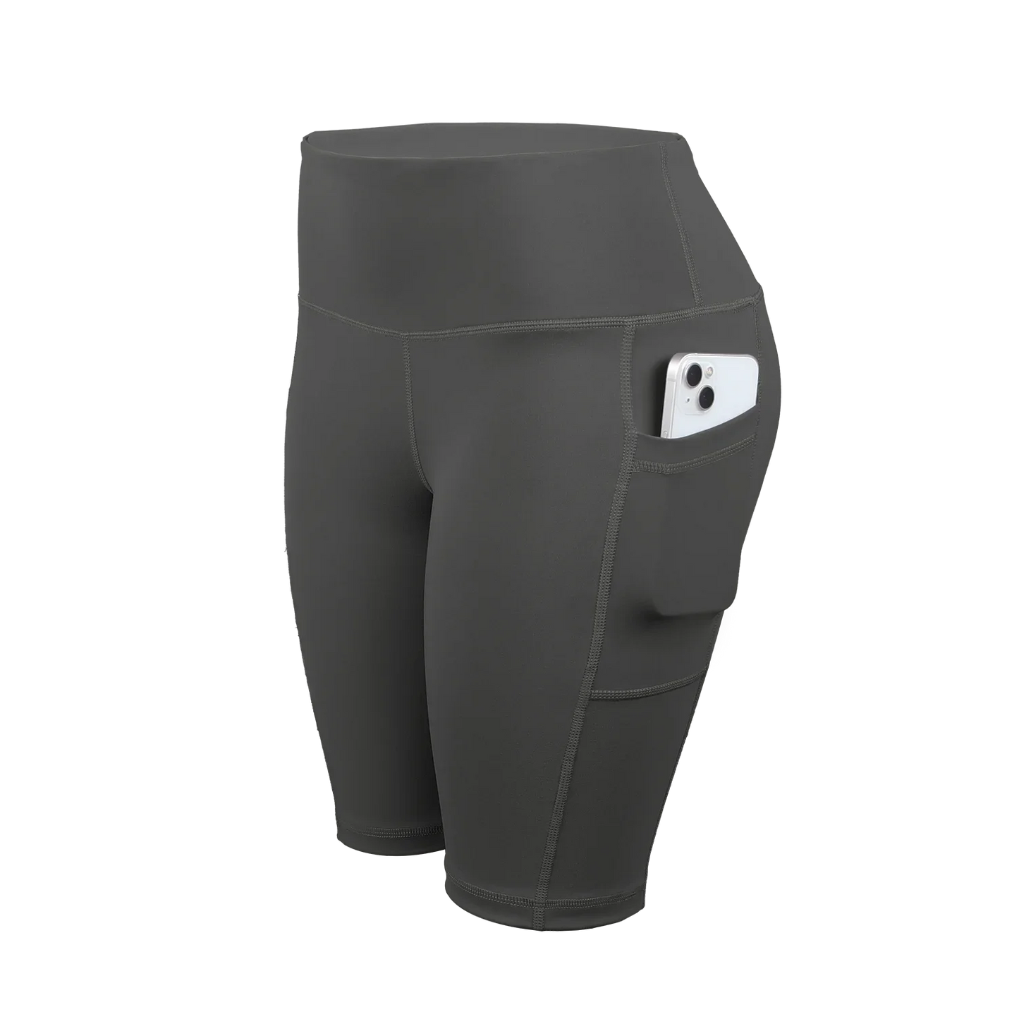 Yoga Shorts with 3 Pockets for Women Tummy Control Workout Biker Tights Stretch High Waist Butt Lifting Gym Shorts Sportswear