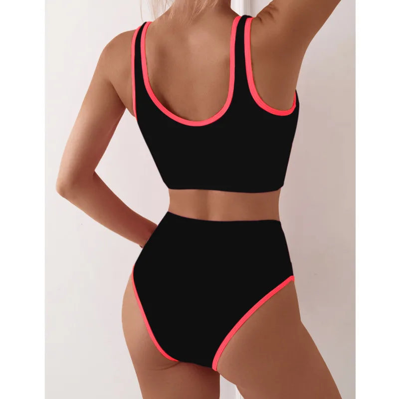 High Waist Bikinis Women Swimwear Female Swimsuit For Swim Wear Bathing Suits Bikini Set Beachwear Pool Bather