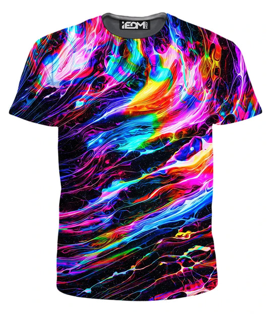 Men's T-Shirts 3D Print Colorful Pattern Round Neck T-Shirts Casual for Men Women Tops Oversized Fashion Kids Tees Clothing
