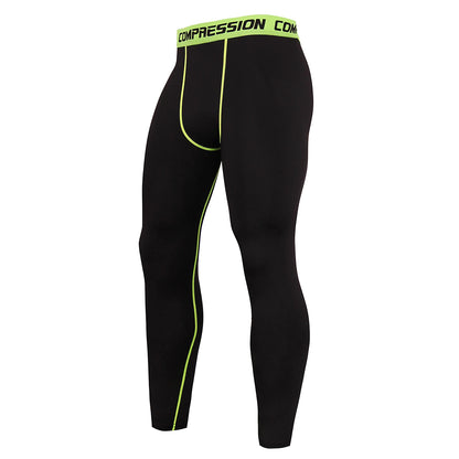 Mens Compression Pants Quick Dry Fit Men Leggings Fitness Running Tights Trousers Male Sportswear Training Sport Gym Leggings