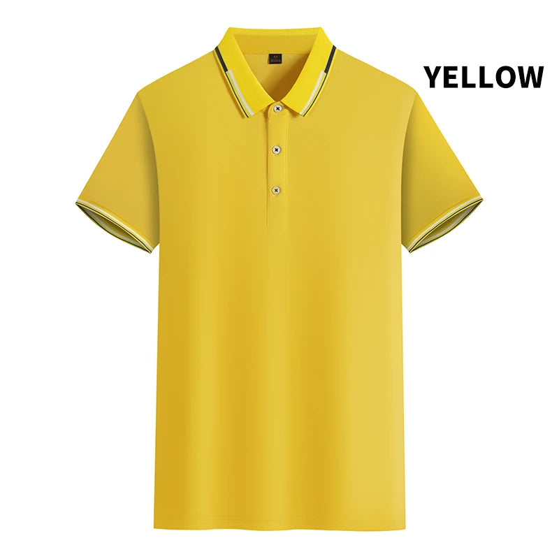 Oversized 5XL 6XL Men's Casual Polo Shirts Short Sleeve Sports 200g Golf T-Shirts