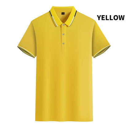 Oversized 5XL 6XL Men's Casual Polo Shirts Short Sleeve Sports 200g Golf T-Shirts
